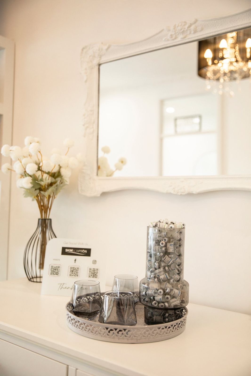 The reception area at Skinscription